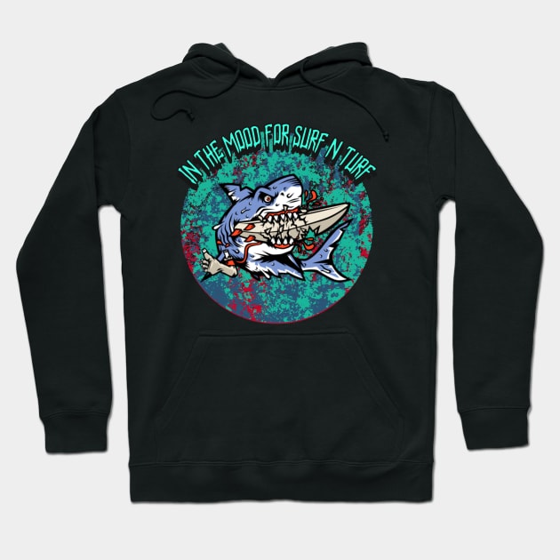 In The Mood For Surf N Turf Hoodie by CTJFDesigns